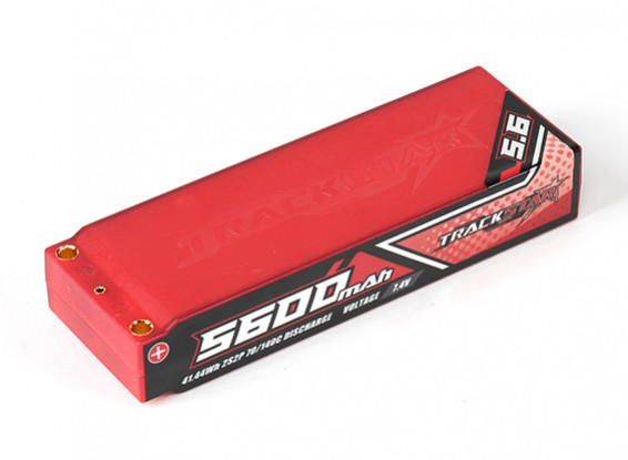 Trackstar Hardcase (Low C of G) 5600mAh 7.4V 70C Lipo Car Pack 2S2P