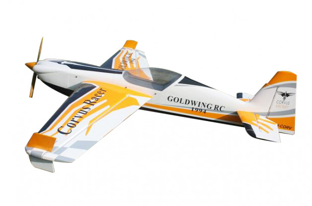 Goldwing RC Giant Scale Corvus Racer 540 120cc 108"(2740mm) ARTF (White/Orange/Black/Yellow)