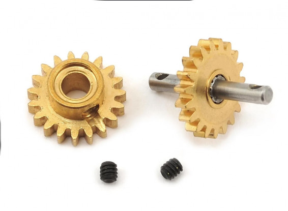 Metal Upgrade Gears and Shaft for Orlandoo OH32A02 & OH35A01 Micro Crawlers