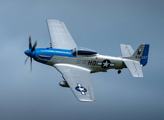 H-King P-51D Moonbeam McSwine 750mm (30") w/6 Axis ORX Flight Stabilizer (PNF)Gyro 4