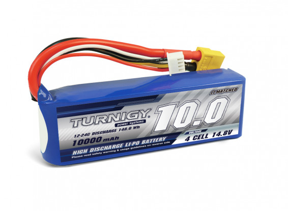 Turnigy-High-Capacity-10000mAh-4S-12C-Lipo-Pack-w-XT90-Battery-9067000392-0