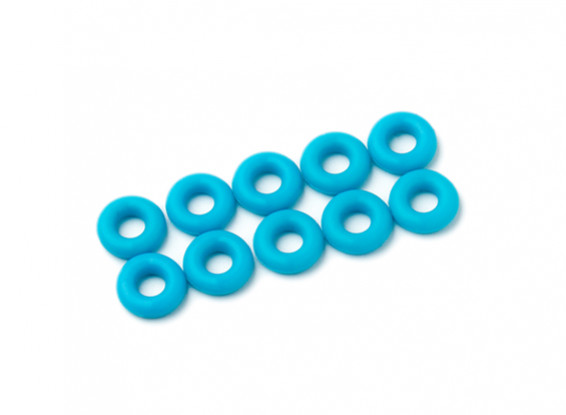 2 in 1 O-Ring-Kit (Neonblau) -10pcs / bag