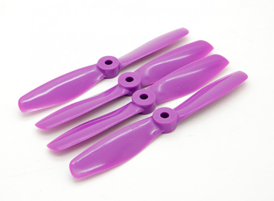 Dalprops "Indestructible" Bull Nose 5045 Propellers CW / CCW Set Purple (2 Paar)