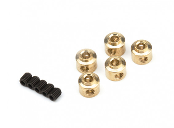 2.5mm Metall Rad Collars (Kupfer) 5pcs / bag