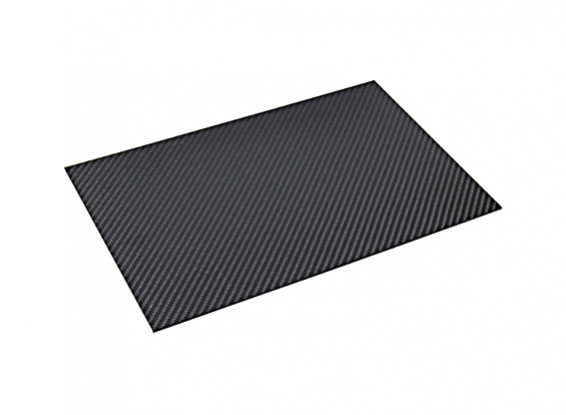 Carbon-Faser-Blatt 300 x 200 x 1,5 mm
