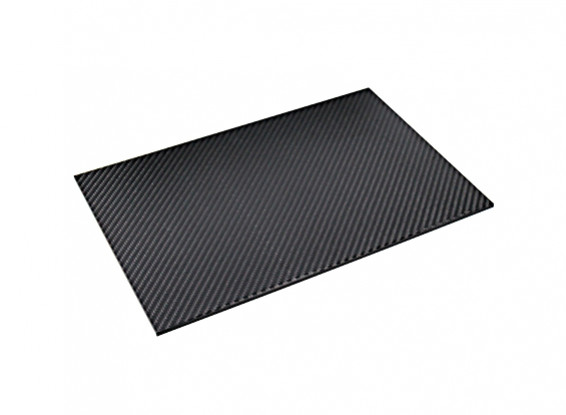 Carbon-Faser-Blatt 300 x 200 x 4 mm