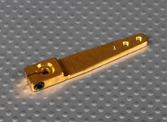 CNC-Hochleistungs-1.75in Aluminium Servo Arm - JR (Gold)