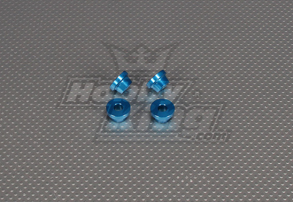 CNC-Inch Standoff 10mm (M6,1 / 4 20) Blau