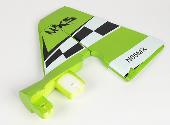 Grüne MX2 3D - Ersatz-Seitenleitwerk