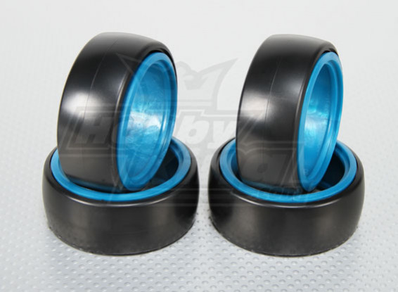 Maßstab 1:10 Hartplastik-Drift Reifen w / Soft herausnehmbaren Einsätzen RC Car 26mm