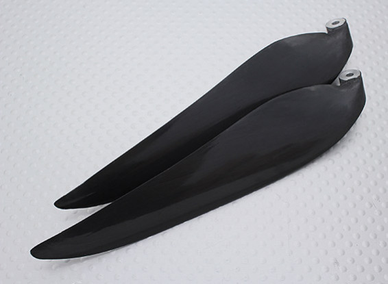 Folding Carbon-Infused Propeller 12x8 Schwarz (CCW) (1pc)