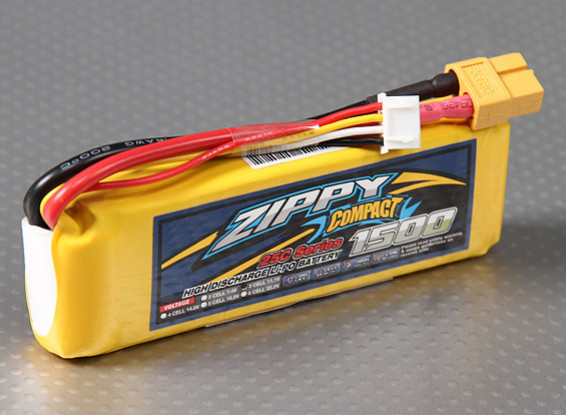 ZIPPY Compact 1500mAh 3S 25C Lipo-Pack