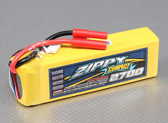 ZIPPY Compact 2700mAh 6S 25C Lipo-Pack