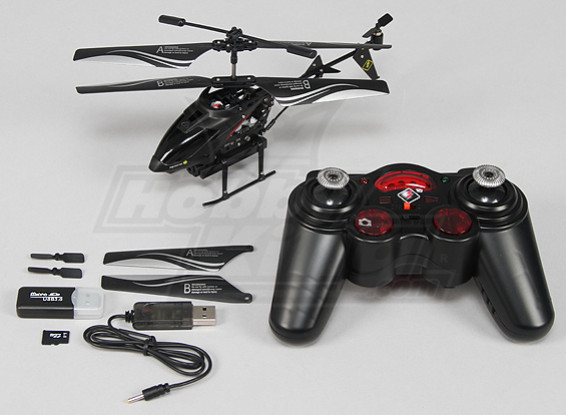 Micro Spycam Hubschrauber w / 1 GB SD-Karte (Mode 2) (RTF)