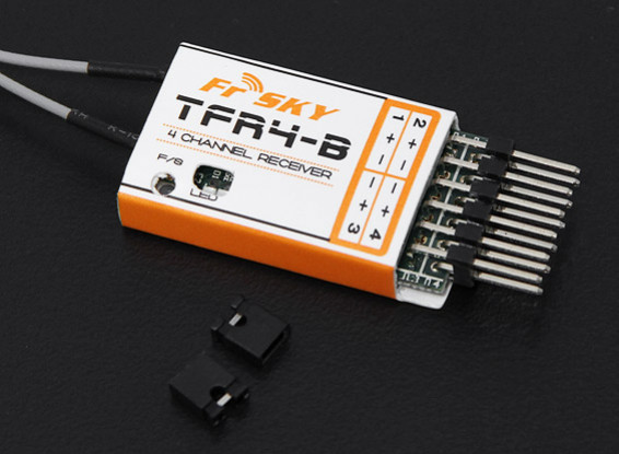 FrSky TFR4B 2.4Ghz 4CH Oberfläche / Luft-Empfänger FASST Kompatibel