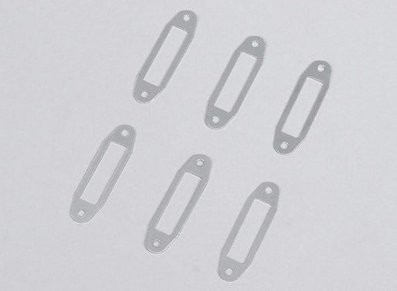 Aluminium Schalldämpfer Dichtung 1mm für OS / YS 0,46 ~ 0,55 Glow Engine (6pcs / bag)