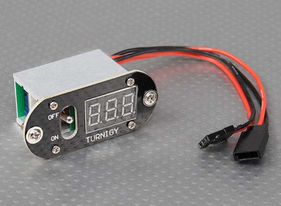 Turnigy Heavy Duty-Empfänger Schalter / LED Spannung Dispay