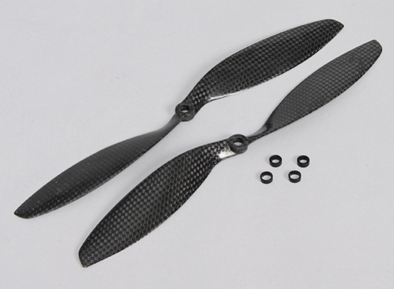 10x3.8 Carbon-Faser-Propellers 1pc Standard / 1pc RH Rotation