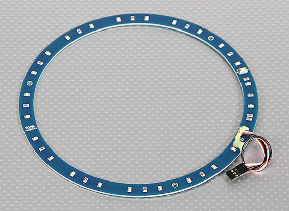 LED-Ring 165mm Weiß m / 10 wählbare Modi