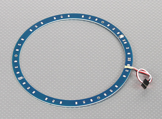 LED-Ring 165mm Blau w / 10 wählbare Modi