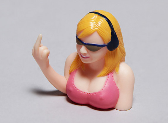 Miss Undercover Pilot Figur (H51 x W42 x D31mm)
