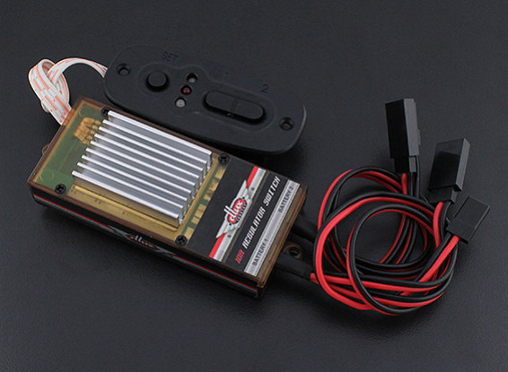 Turnigy DLUX 10A Regler Schalter w / Dual-Batterie-Redundanz