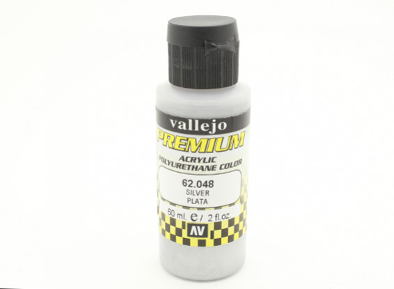 Vallejo Premium-Farbe Acrylfarbe - Silber (60 ml)