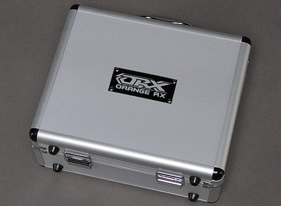 OrangeRX Aluminium Flight Case T-Six 2,4 GHz 6-Kanal-Sender