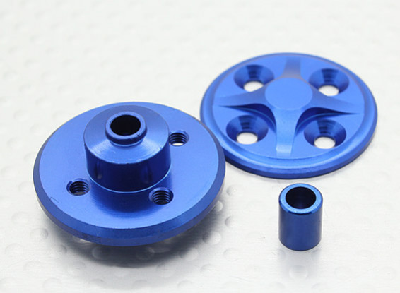 Alu.Spur Zahnradhalter / Abdeckung / Spacer - 1/10 Hobbyking Mission-D 4WD GTR Drift Car