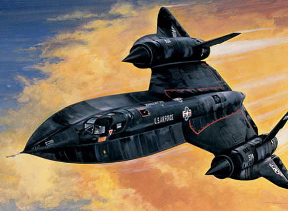 Italeri 1:72 Lockheed SR-71 Blackbird Plastikmodellbausatz
