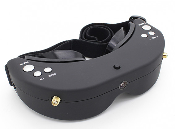 Skyzone FPV Schutzbrillen 5,8GHz Dual-Diversity 32CH Empfänger mit Head-Tracker (V2)