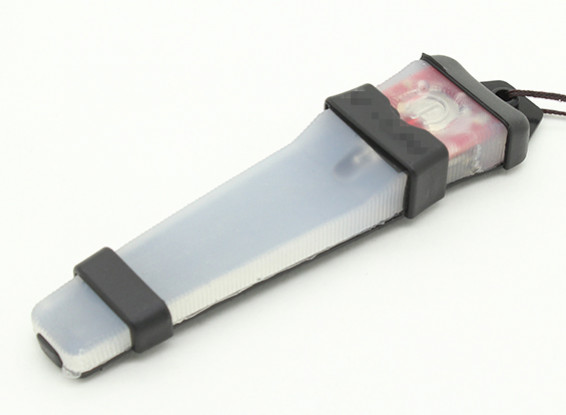 FMA Velcro Sicherheits-Licht mit schwarzem Tablett (RED)