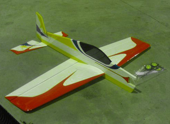 SCRATCH / DENT SU-3D-Profil Flugzeug 850mm (ARF) w / Metal Case (AUS Warehouse)