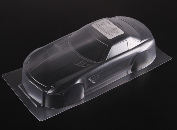 01.10 BENZ SLS AMG Clear Body Shell