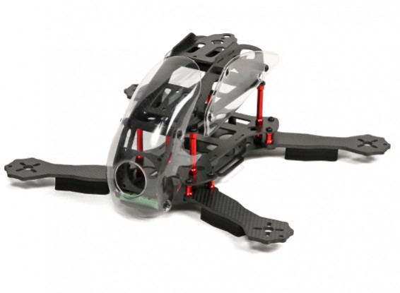 Hobbyking ™ Robocat 270mm Echte Carbon-Racer Quad (Clear)