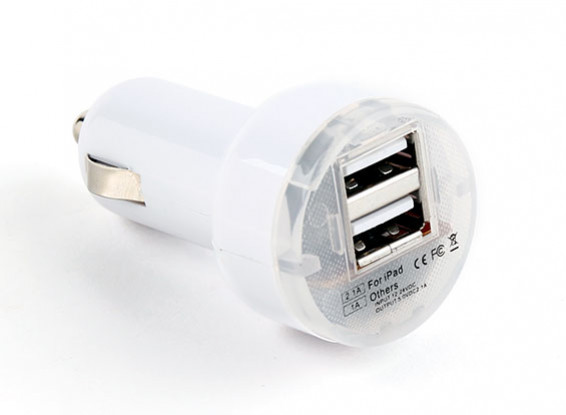 Hobbyking ™ Doppel-USB-Auto-Ladegerät-Adapter