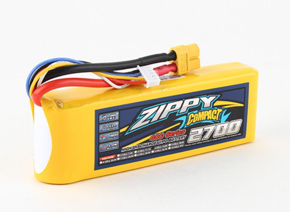 ZIPPY Compact 2700mAh 4s 40c Lipo-Pack
