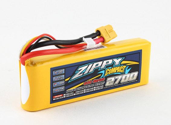 ZIPPY Compact 2700mAh 3s 60c Lipo-Pack