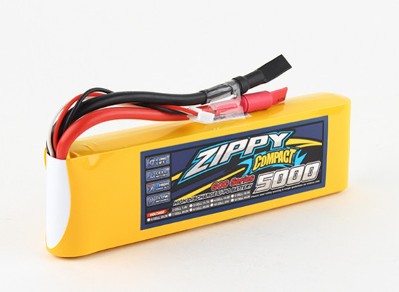 ZIPPY Compact 5000mAh 2s 60c Lipo-Pack