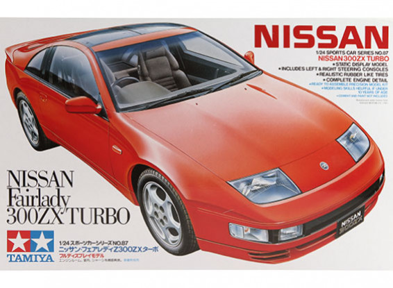 Tamiya 1/24 Maßstab Nissan 300ZX Turbo Plastikmodellbausatz