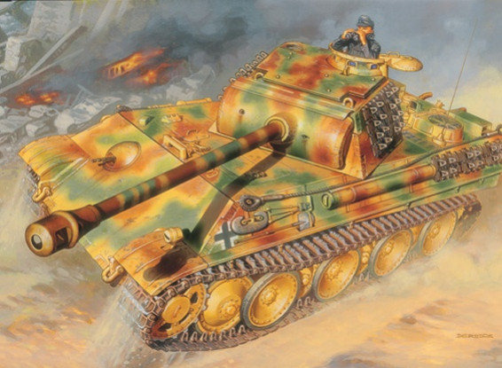 Italeri Maßstab 1:35 Pz. Kpfw. V Panther Ausf. G Plastikmodellbausatz