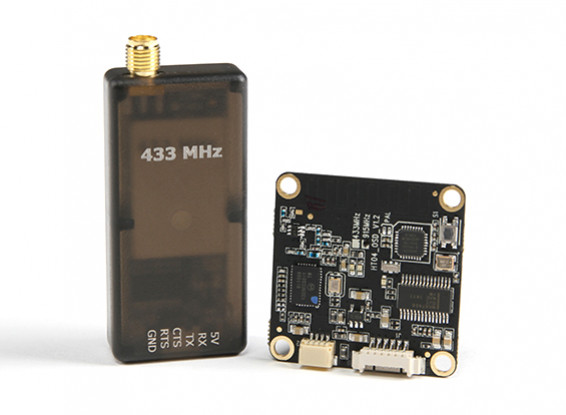 Micro HKPilot Telemetrie-Funkmodul mit On Screen Display (OSD) Einheit - 433 MHz.