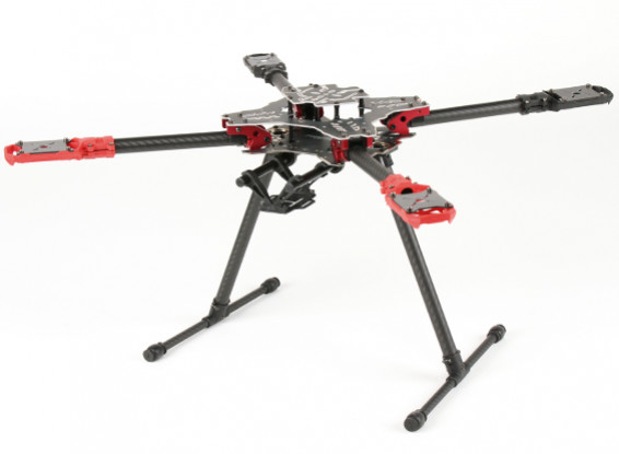 HMF U580 Carbon-Faser-Regenschirm Folding Quadcopter Kit