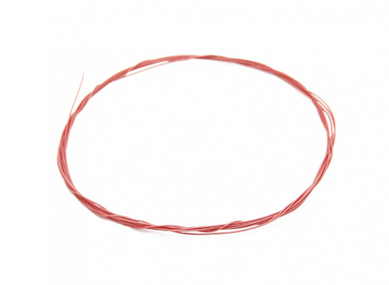 Turnigy Qualitäts-36AWG Teflon beschichteter Draht 1m (rot)