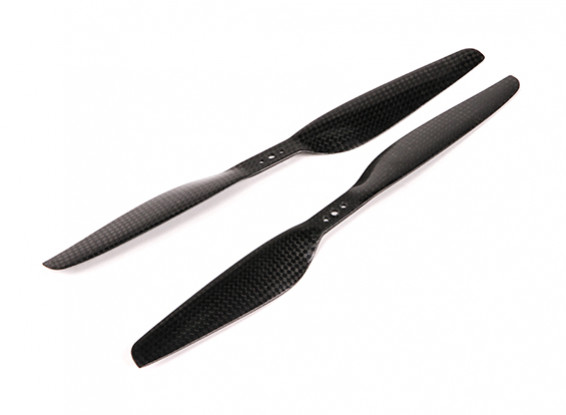 Acromodelle Carbon-Faser T-Style Propeller 10x3.3 (CW / CCW) (2 Stück)