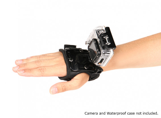 Einstellbare Glove-Einfassung für GoPro oder Turnigy Aktion Cams (Small)