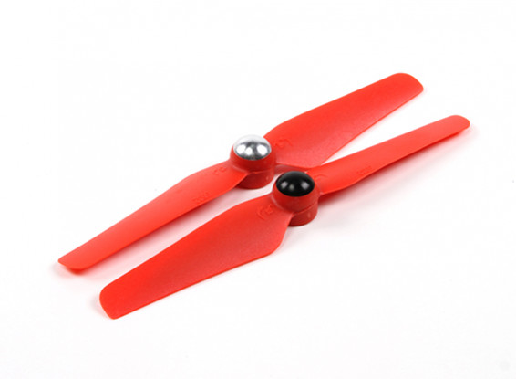 5 x 3.2 Selbstanzugs Propeller für Multi-Rotor CW & CCW Rotation (1 Paar) Rot