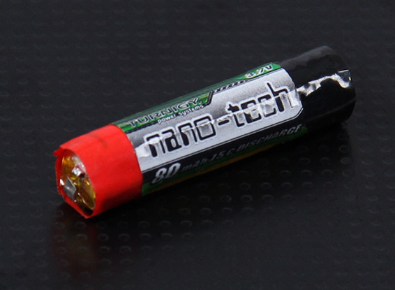 Turnigy Nano-Tech-80mAh 1S 15c Knopfzellen