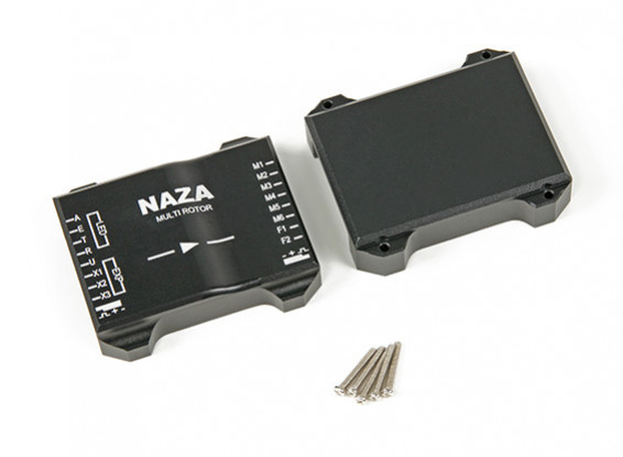 CNC-Aluminium-Schutzhülle für Naza Flight Controller (schwarz)