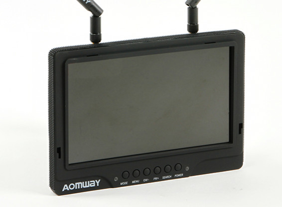 7-Zoll 1024x600 5,8GHz Diversity HD FPV-Monitor AOMWAY HD518 Advance-w / DVR